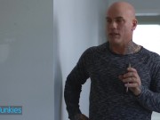 REALITY JUNKIES - Stud Derrick Pierce Pleases Haley Spades' Eager Little Pink Pussy 1/16