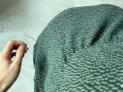 Horny big ass stepmom accidentally saw her stepson's cock and seduced him with a blowjob! 2/16