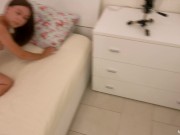 Ukrainian girl tries big cock in her first shoot, massive facial 6/16