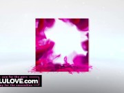 Naked babe chatting with husband behind the porn scenes about vagina troubles and non-sex related knee injuries - Lelu Love 4/16