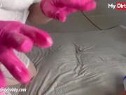 MyDirtyHobby - Beautiful blonde fucks her ass with her dildo 16/16