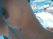 Yorgelis enjoys the company of the mysterious young man 12/16