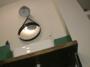 Sexy and horny petite skinny girl in a short summer dress shows legs and her panties but she also goes no panties and without 1/16