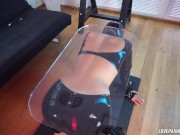 Girl serve as table and get spanked untin she could not hold it anymore 5/16