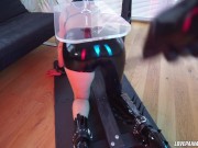 Girl serve as table and get spanked untin she could not hold it anymore 9/16