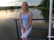 Ersties - Romantische Selbstbefriedigung unter Abendhimmel mit Micky M 14/16