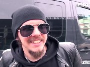 Hot Babe Hümerya Ophelia Shows Her Cock Sucking Skills To Old Stud On Backseat - LETSDOEIT 1/16