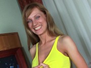 Pax R' models her hairy natural pussy before her solo act! 3/16