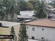 Husband sharing with a hot and busty african babe 10/16