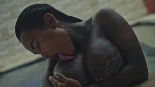Sanktor – TATTOOED ASIAN GIRL WITH HUGE TITS TEASING
