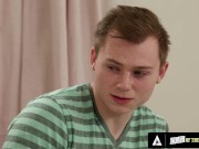 OUT OF THE FAMILY - Naughty Busty MILF Has A Threesome With Two Teens And Gets Her Ass Fucked 3/16