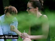 Anal threesome with Sophie Lynx and Hannah Sweet 2/16