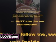 Babe answering FAQ's topless from nude resort & poledancing in club & twerking & cameltoe wedgie - Lelu Love 1/16