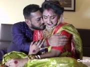 Newly Married Indian Girl Sudipa Hardcore Honeymoon First night sex and creampie 3/16