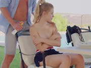 WOWGIRLS Beautiful model Freya Mayer getting banged by this lucky dude outside of her house 2/16