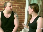 Wild girlfriend with her partner a male friend 3/16