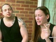 Wild girlfriend with her partner a male friend 4/16