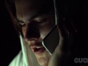 CUCK4K. Long-haired guy fucks hairy pussy of his old friend and gets caught 3/16