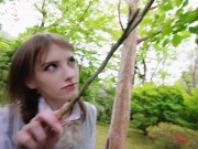 【Mr.Bunny】Melody Marks is Masturbating in the garden 2/16