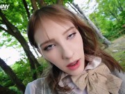 【Mr.Bunny】Melody Marks is Masturbating in the garden 6/16