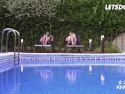 Hot Lesbian Babes Julia De Lucia & Ginebra Bellucci Pussy Licking & Fucking - A GIRL KNOWS 1/16