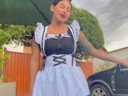 Por Fin me Quede Solo Con La Empleada y Cumplió Mi Fantasia 2/16