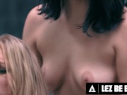 LEZ BE BAD - MILF Katie Morgan Uses Strap-Ons To Rough Discipline Bad Student Lola Fae & Her BFF! 7/16
