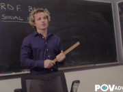 Real POV Adventure: Sexy Schoolgirl Fucks Classmate 1/16