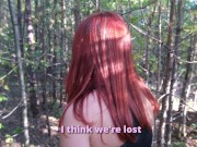 Got horny while walking in the woods and asked my friend to fuck me - LikaBusy 1/16