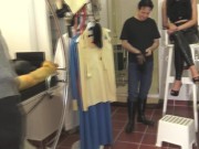 ruler couple humiliate old slave in chamber 11/16