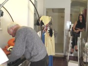 ruler couple humiliate old slave in chamber 6/16