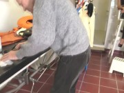 ruler couple humiliate old slave in chamber 8/16