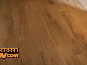 POV - Threesome spit roast for anal loving Christen Courtney 1/16