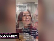 Babe wrinkling and puckering pussy closeup view & behind the porn scenes makes hubby bday breakfast - Lelu Love 7/16