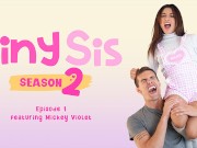 TinySis - Helpful Big Stepbro Takes Care Of Uncontrollably Horny Stepsis Mickey Violet - S2E1