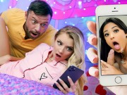 Facetime Fuck Buddies by DaughterSwap - Riley Star, Serena Santos, Preston Parker & Sergeant Miles