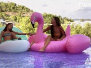 Lesbian BFFs Anya Krey & Megane Lopez Love Making Sex In The Morning - A GIRL KNOWS 4/16