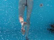 Hungarian teen from Rio flexes by the pool 6/16