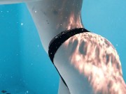 Hungarian teen from Rio flexes by the pool 7/16