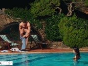 VIXEN Gorgeous petite Evelin skinny dips to seduce crush 5/16