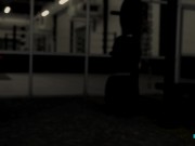 3D animated lesbians with hot outfits having sex with a sex toy in gym by Heracles3DX 2/16