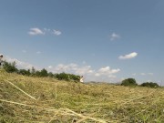 No Panties No Bra Girls Play Outdoors in the Wild to show Boobs and Pussy on a Summer Day 10/16