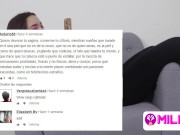 La vagina de Dona se moja al leer los comentarios de los fans 4/16