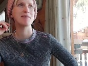 Ersties - Veronica B. squirtet im Schnee 9/16