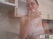 Best scenes with hottie babe with natural boobs 5/16