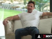 Hottie Redhead Gets Hard DP By Two Big Cocks 2/16