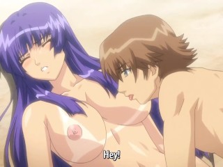 Big Cock Making a Threesome with Two Beautiful Bikini Babes | Anime Hentai 1080p