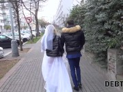 DEBT4k. Debt is the reason bride has sex with stranger near poor groom 4/16