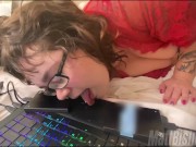 Dripdrop Katt Staxxx Clean Up and Slurps Up All Of The Semen!! 7/16