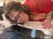 Dripdrop Katt Staxxx Clean Up and Slurps Up All Of The Semen!! 8/16